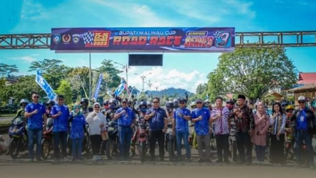 Pertama Di Malinau, Bupati Malinau Cup Kejurprov Road Race Seri 3 Resmi Di Mulai