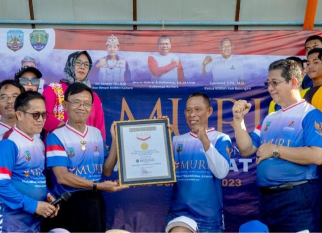 Olahraga Asinan Masuk Rekor MURI