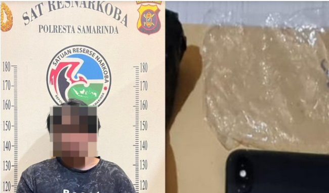 Pelaku Diringkus Polresta Samarinda Gegara Penyalahgunaan Narkoba