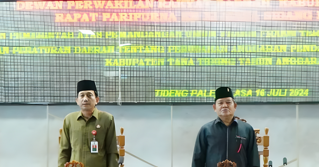 Rapat Paripurna DPRD Tana Tidung Bahas Jawaban Pemerintah atas Pemandangan Umum Fraksi Terhadap P-APBD 2024