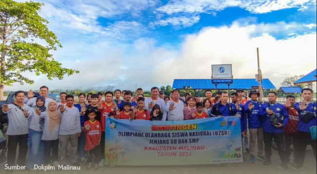 Diikuti 20 Peserta, Asisten III Lepas Kontingen O2SN Malinau