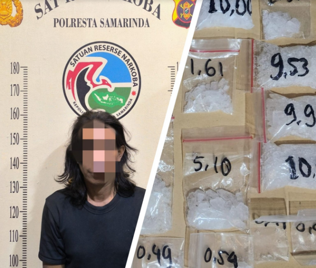 Polisi Tangkap Tangan Pengedar Sabu 105,52 Gram