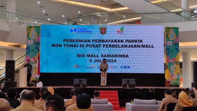Andi Harun Yakin PAD Meningkat, Parkir Non-Tunai 5 Mal di Samarinda Diresmikan