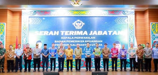 Bupati Tana Tidung Hadiri Undangan Serah Terima Kepala BPK Perwakilan Kaltara