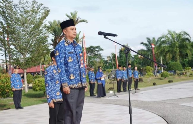Pemkab Nunukan Gelar Apel Gabungan Korpri Bulan Oktober