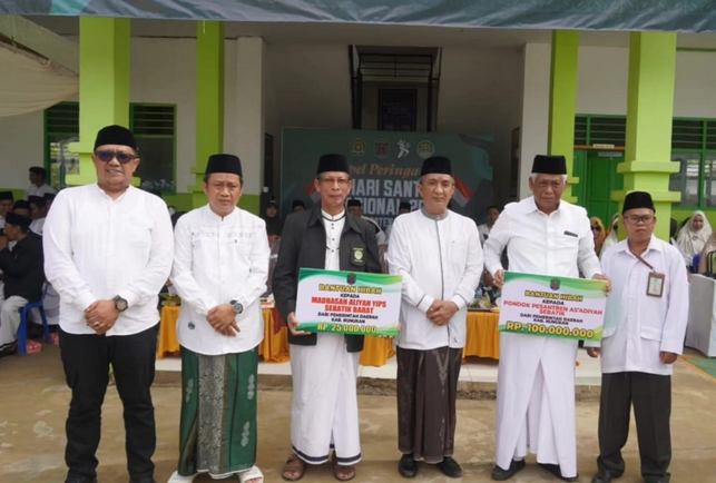 Peringatan Hari Santri Nasional Tahun 2024 Dilaksanakan di Perbatasan di Pulau Sebatik