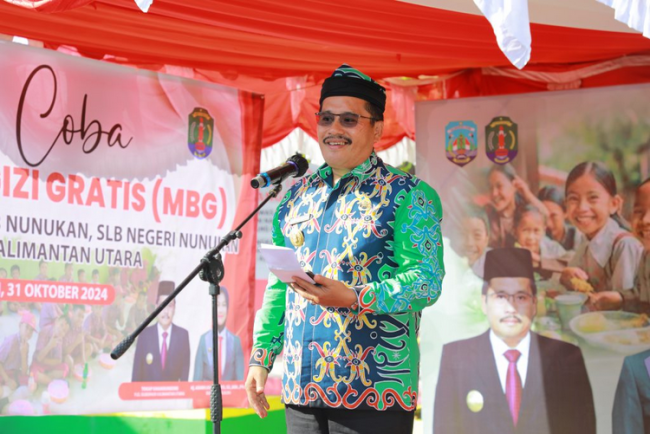 Program Sarapan Bergizi Sukses Uji Coba di SMP dan SLB Nunukan