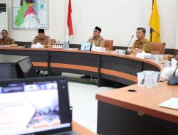 Rakor Secara Daring, Wakil Walikota Tarakan Sampaikan IHK 0,08 Persen Sebesar 103,38  