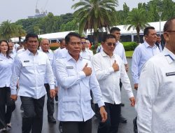 Ikut Gladi Bersih, Zainal – Ingkong Sapa Awak Media dengan “Salam Kaltara di Hati”
