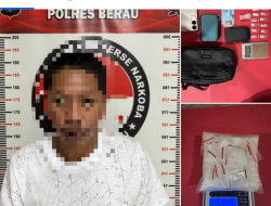 Sat Resnarkoba Polres Berau Ungkap Kasus Peredaran Narkotika, Amankan 64,40 Gram Sabu