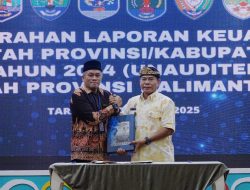 Gubernur Zainal Serahkan LKPD 2024 Unaudited ke BPK RI Perwakilan Kaltara