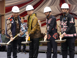 Peletakan Batu Pertama Program Hasil Terbaik Cepat (PHTC) Peningkatan Kelas RSUD Akhmad Berahim Tana Tidung oleh Menteri Kesehatan RI