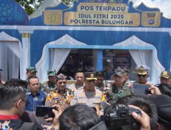 Pastikan Kelancaran Mudik, Wagub Bersama Kapolda Kaltara Cek Kesiapan Pos Pelayanan Terpadu 
