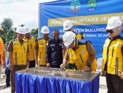 Gubernur Resmikan Bangunan Intake PDAM Jelarai