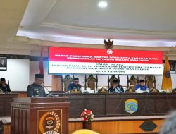 Sampaikan Nota Penjelasan Dua Raperda dalam Rapat Paripurna, Walikota  Apresiasi DPRD Mendukung Proses Penyusunan Raperda