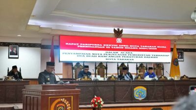 Sampaikan Nota Penjelasan Dua Raperda dalam Rapat Paripurna, Walikota  Apresiasi DPRD Mendukung Proses Penyusunan Raperda