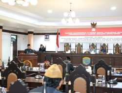 Rapat Paripurna DPRD, Walikota Tarakan Sampaikan Jawaban Pemerintah Terhadap Fraksi-Fraksi