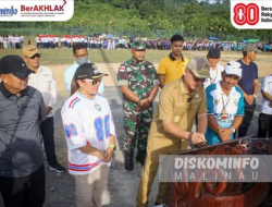 Bupati Resmikan Stadion Mini, Infrastruktur Sekaligus Buka Turnamen Olahraga di Malinau Selatan