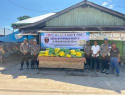Polres Berau Gelar Gerakan Pangan Murah Bersama Bulog, Stabilkan Harga Beras di Tanjung Redeb
