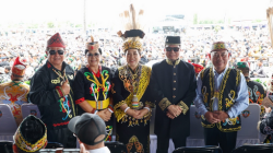 Ketua DPRD Kaltara Hadiri Festival Budaya IRAU Ke-11 di Malinau