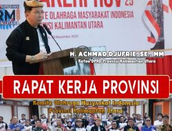 Rakorprov Kormi Kaltara, Ketua DPRD Induk Olahraga (INARGA) Masih Kurang