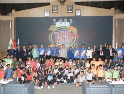 Pelajar Kaltim Ramaikan Kejuaraan Tenis Meja 2025