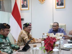 Wagub Audiensi Wamenaker RI Bahas Percepatan Pembangunan BLK di Kaltara