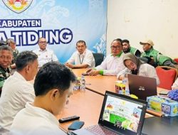 Pemkab Tana Tidung Ikuti Zoom Meeting Panen Raya dan Pengumuman Swasembada Pangan