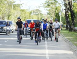 Gowes Bareng Gubernur, Jadi Ajang Silaturahmi bersama Komunitas Sepeda di Tanjung Selor