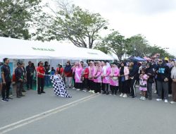 Bareng Gubernur, Warga Tanjung Selor Ramaikan Jalan Sehat Baznas
