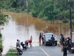Polisi Beri Imbauan kepada Pengendara, Setinggi 1 Meter Ganggu Akses Jalan MenujuTanjung Batu