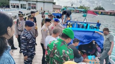 Kapolres Berau Cek Pos Pengamanan Derawan, Pastikan Wisatawan Aman saat Idul Fitri 1447 H