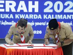 Kwarda Pramuka Kaltara Teken MoU Wujudkan 1.000 Pramuka Garuda