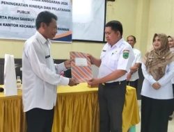 Rapat Evaluasi Triwulan I 2026 dan Pisah Sambut Camat Digelar di Kecamatan Pulau Derawan