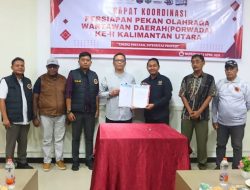 Penandatanganan MoU Porwada II Kaltara 2026, Nunukan Siap Jadi Tuan Rumah