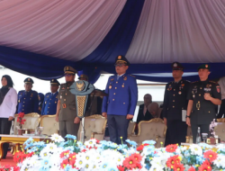 Wagub Seno Aji Pimpin Apel Bersama Peringatan HUT Damkar Satpol PP dan Satlinmas, Tekankan Sinergi Hadapi Bencana