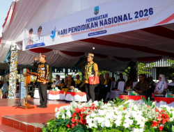 Pimpin Upacara Hardiknas 2026, Gubernur Serukan Penguatan Pendidikan Nasional