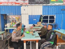 Bersama Ojol dan Warga di Balikpapan, Dit Binmas Polda Kaltim Gelar Ngopi
