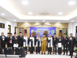 Pengangkatan Advokat Peradi SAI, Wagub Ingatkan Pentingnya Menjaga Integritas