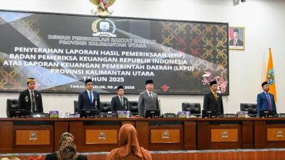 DPRD Gelar Rapat Paripurna ke-11, Pemprov Kaltara Kembali Raih Opini WTP dari BPK RI