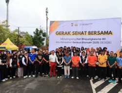 Gerakan Sehat Bersama, Wali Kota Tarakan Sukseskan Sensus Ekonomi 2026