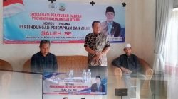 Saleh SE Gelar Sosialisasi Peraturan Daerah (Sosper) Tentang Perlindungan Perempuan Anak