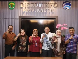 Bangun Kolaborasi, KI Kaltim Sambangi Diskominfo Kaltim di Bawah Kepemimpinan Baru