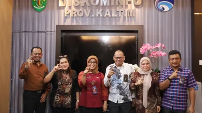 Bangun Kolaborasi, KI Kaltim Sambangi Diskominfo Kaltim di Bawah Kepemimpinan Baru