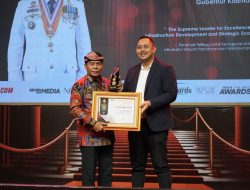 Bangun Perbatasan, Gubernur Diguyur Dua Penghargaan Nasional IPSEA 2026