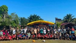 Kapolsek dan Camat Pulau Derawan Buka Turnamen Mini Soccer U-13 Peringatan Hari Bhayangkara ke-80