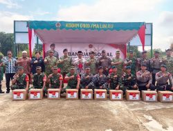 Wabup Malinau Saksikan Pelepasan Binkattaswilnas Perbatasan Pemberian Bansos 