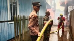 Bakar Sampah Merembet, Dua Rumah dan Enam Pintu Kos Ludes Terbakar