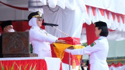 Bupati Berau Pimpin Upacara Detik-Detik Proklamasi