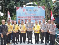 Wali Kota Tarakan Hadiri Peresmian Jembatan Merah Putih Presisi